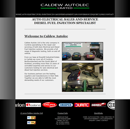 Caldew Autolec Website